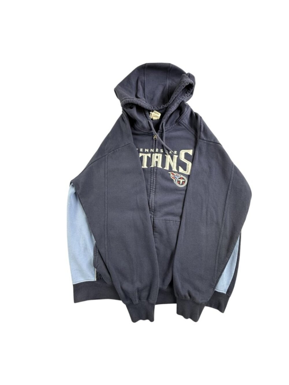 Vintage Tennessee Titans Hoodie Sweatshirt Mens Large Full Zip NFL Football - Picture 8 of 13